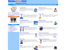 Tablet Screenshot of gizmo-guru.com